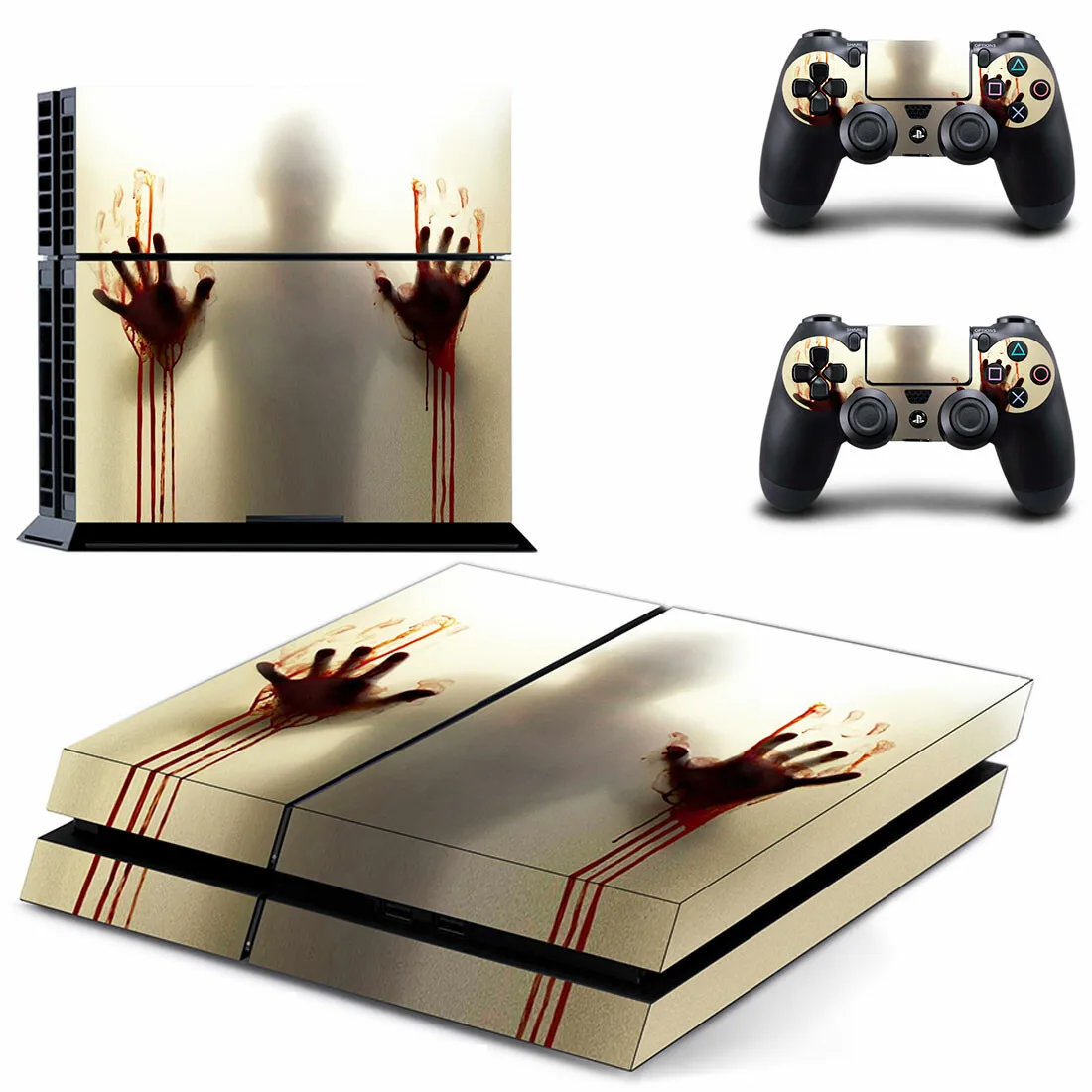 The Walking Dead PS4 Stickers Play station 4 Skin Sticker Decals For PlayStation 4 PS4 Console & Controller Skins Vinyl