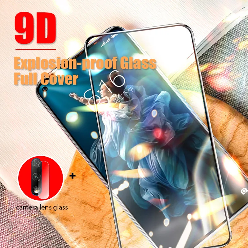 2 в 1 полное покрытие Защитное стекло для Honor 20e 20 e Защита объектива камеры 10i 10 i 20i