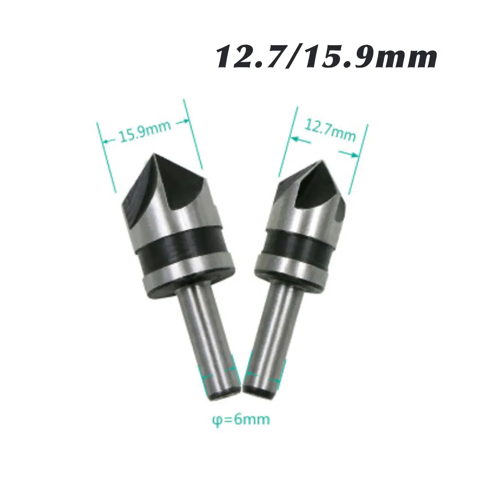 BINOAX 3 шт./компл. 1/4 &quotшестигранный хвостовик 5 флейт фаска бит 12 мм 16 19 зенкер|set