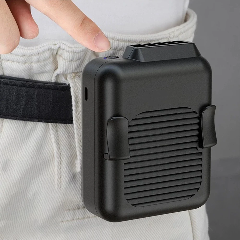

Hot Rechargeable Waist Clip on Fan,Portable Belt Fan,Battery Operated Neck Fan,Adjustable Air Outlet,Cooling Fan for Outdoor