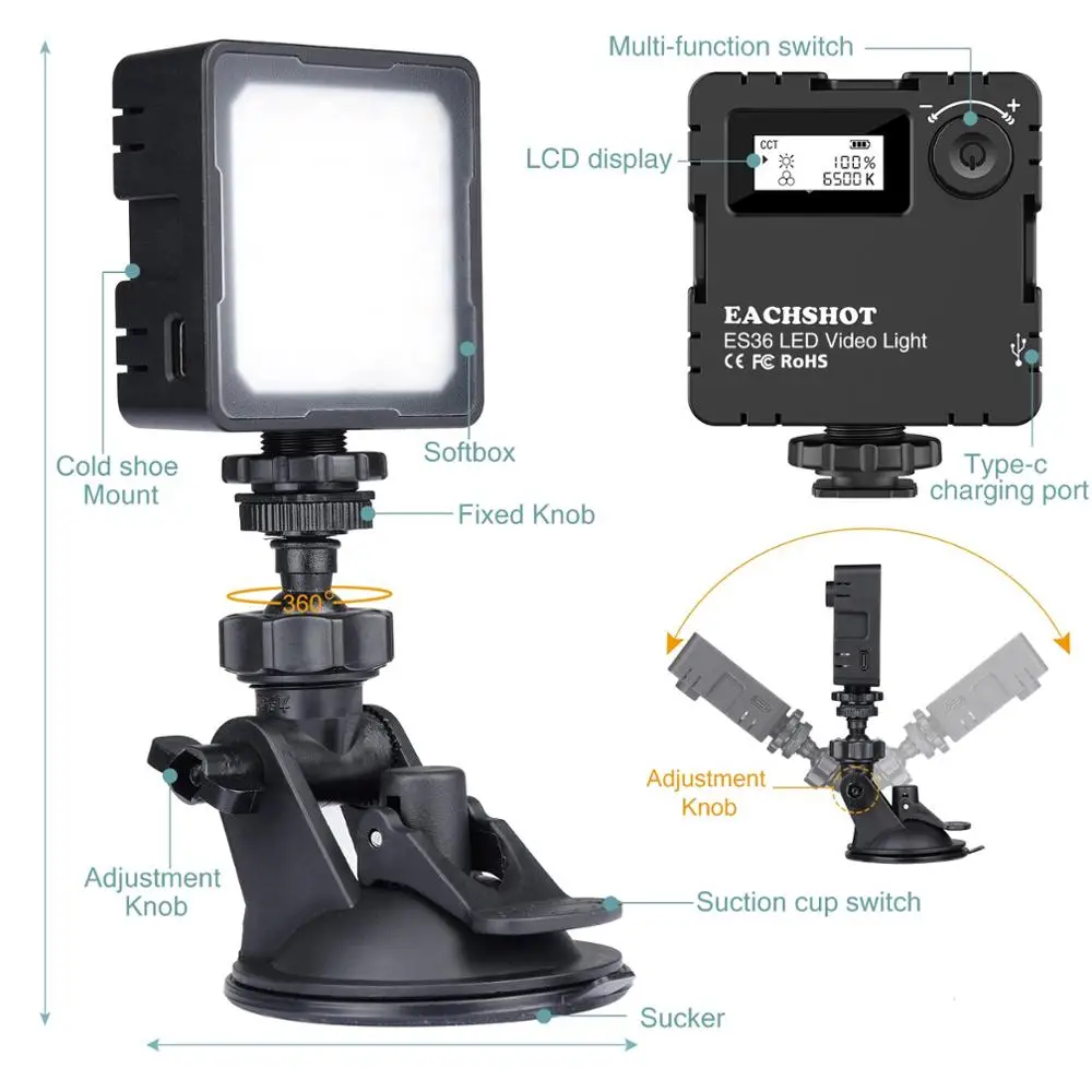 Светодиодный светильник видео конференции ing Kit для потокового Youtube потоковый Vlog