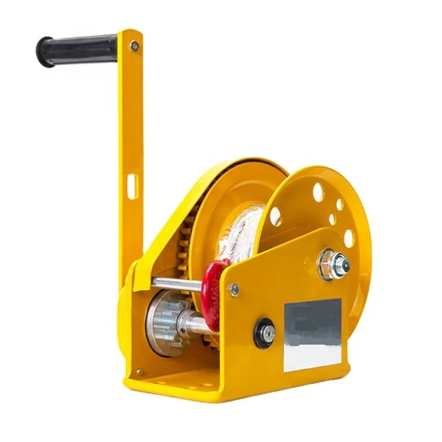Portable Hand Operated Cable Manual Winch Cable Pulling Winch Best