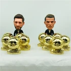 Soccerwe 3 см Высота футбольная Кукла Металлический Чемпион трофей набор футбольных фигурок золотой цвет футбольный лучший игрок победитель фигурки