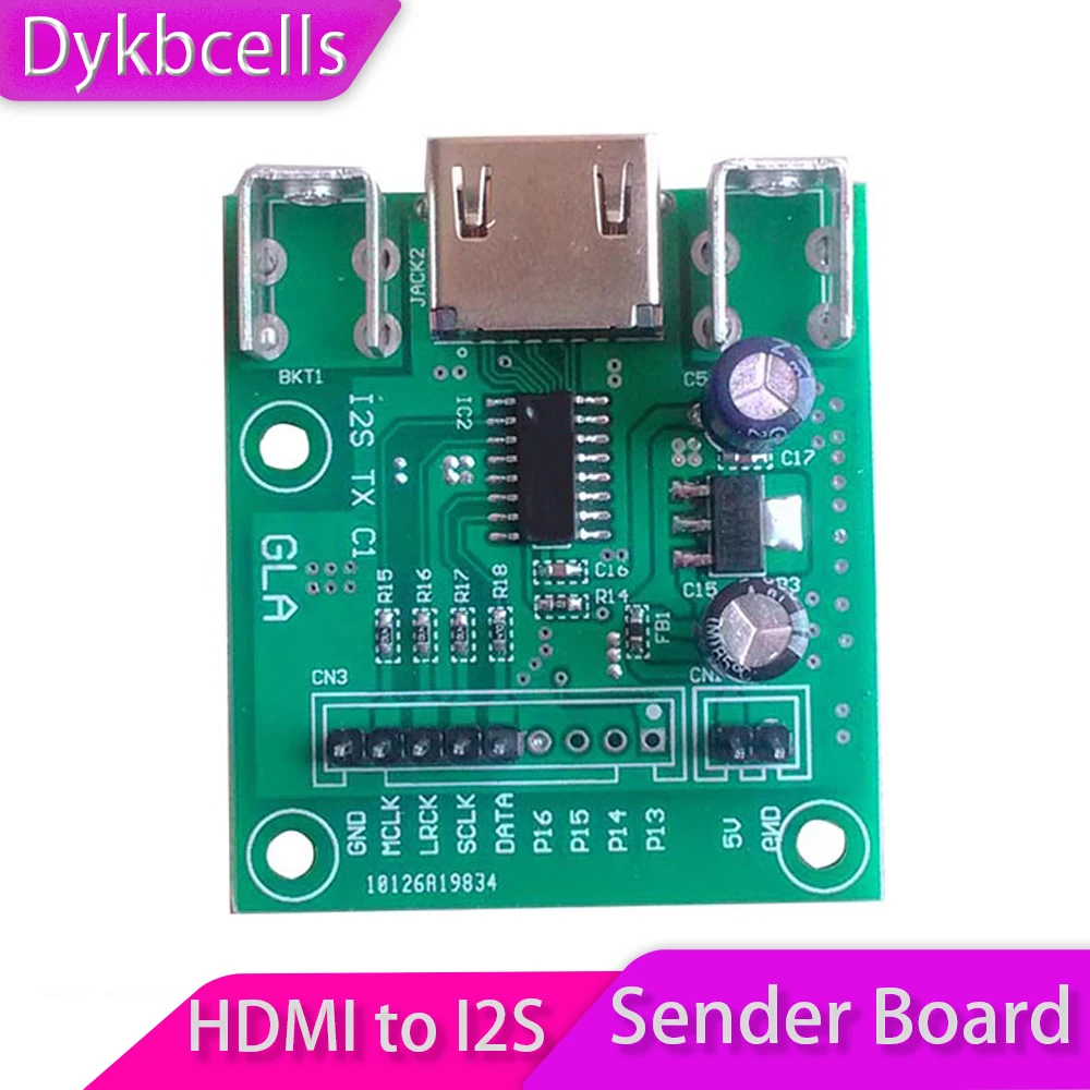 

Dykbcells HDMI to IIS I2S DSD Sender Board Output Board I2S OVER HDMI sending supports DSD signal transmission