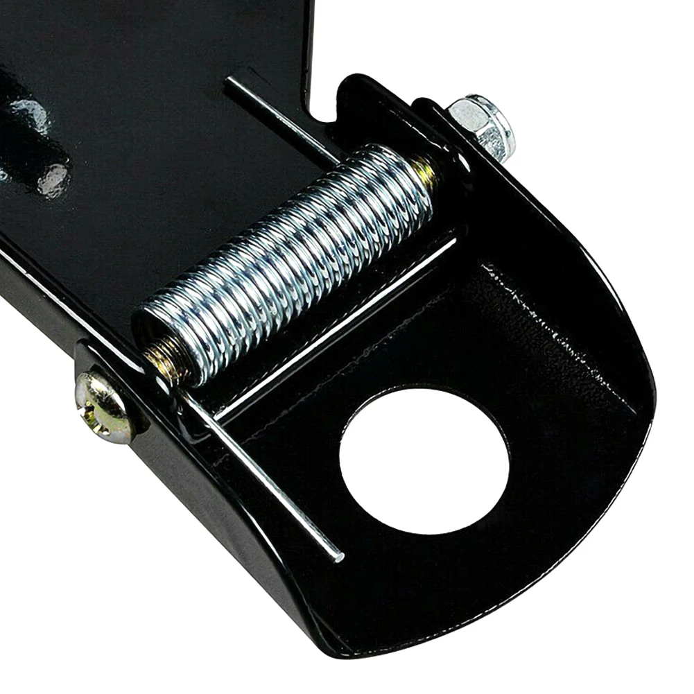 

2021 new Solid Flip-up Winch Roller Fairlead License Plate Holder Bracket Mount Stainless Steel Black for 8 3/4" Mounting Hole