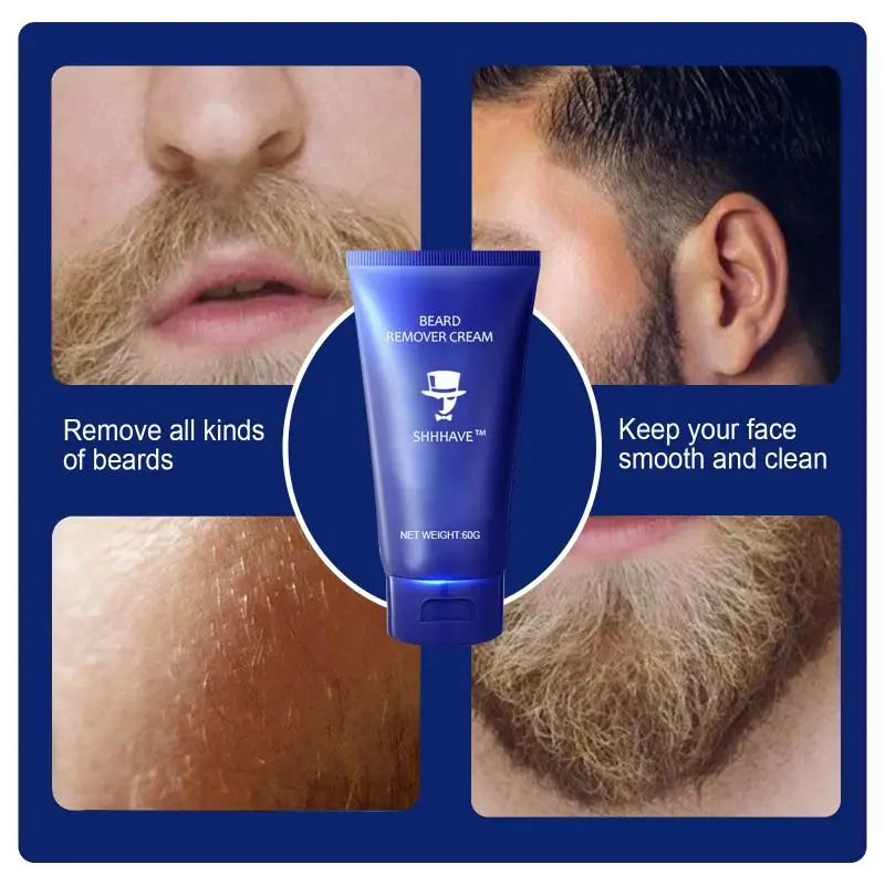 

60ml Hair Removal Cream Men's Facial Hair Removal Cream Beard And Beard Removal Cream TSLM2