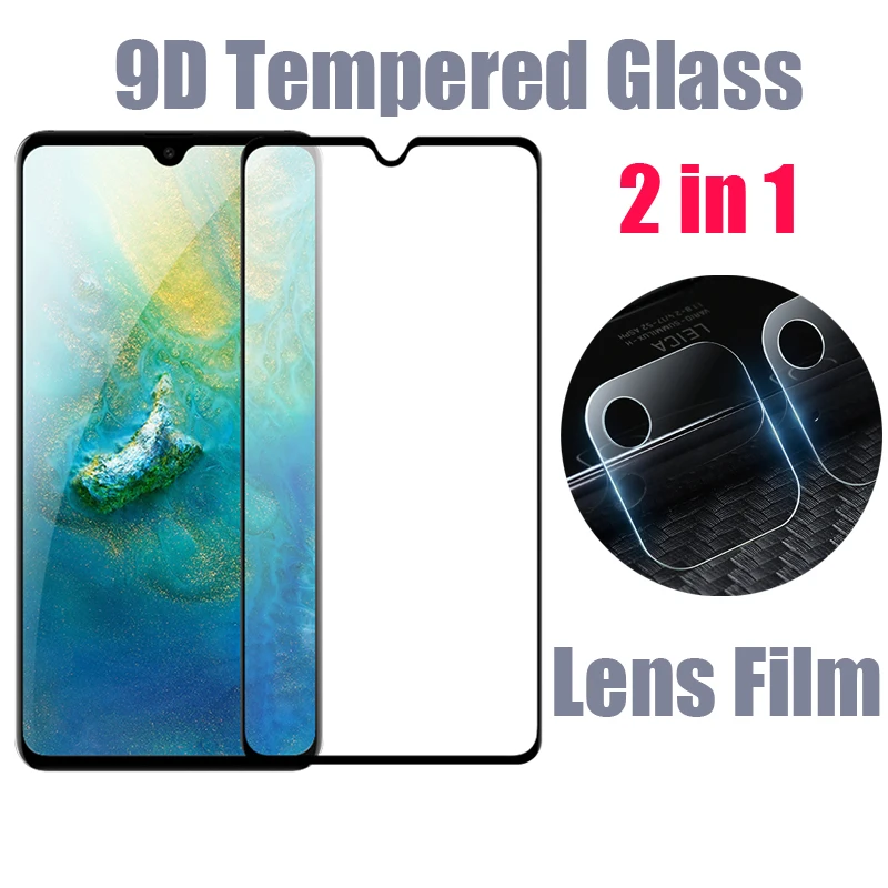 2 в 1 для huawei mate 20 Pro закаленное стекло защита экрана задняя камера объектив Lite