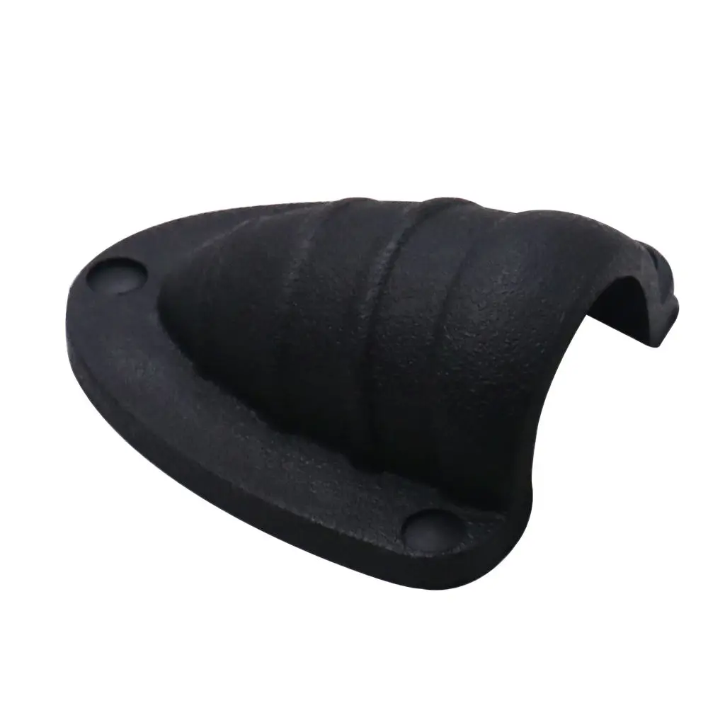 

New Black Nylon Marine Boat Yacht Accessory Clam Shell Vent Hose Cover Shell