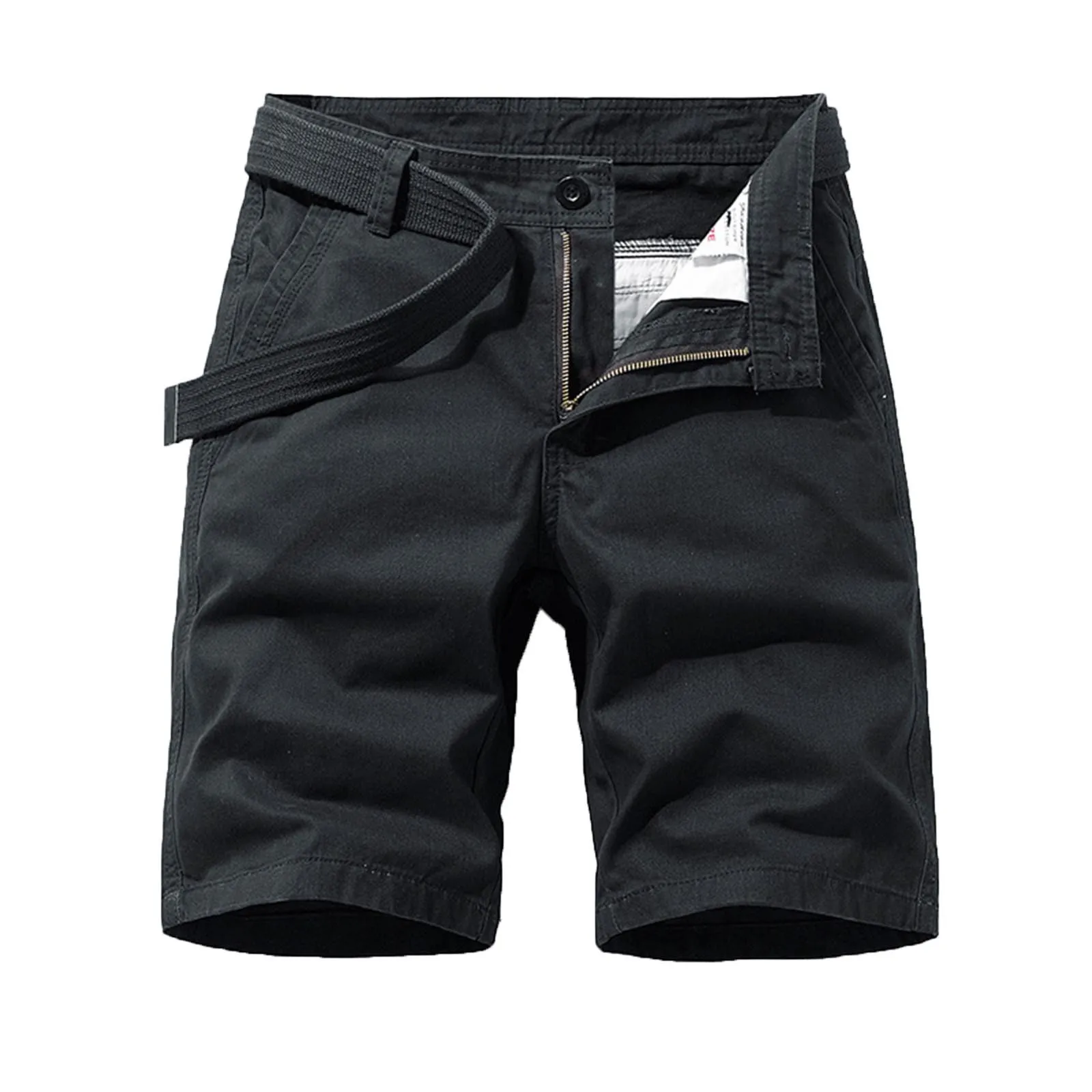 

short homme men's Men's shorts men Shorts pants man summer mid regular casual cotton solid pockets loose print