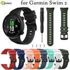 Модный сменный ремешок для часов Garmin Swim 2, силиконовые смарт-часы, браслеты, браслет Correa + инструмент, ремешок на запястье