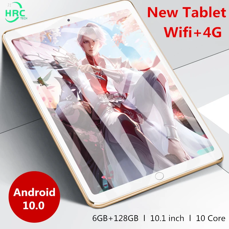 

Новый планшет 10 дюймов 6 ГБ ОЗУ 128 Гб ПЗУ планшет Android 4G Сеть 10 ядер планшетный ПК планшет