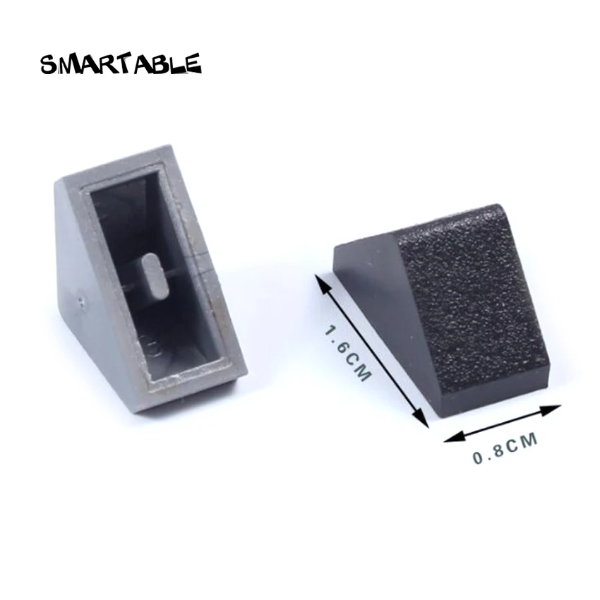 Smartable наклон 45 2x1 двойной косой конструктор MOC части игрушки для детей Совместимые