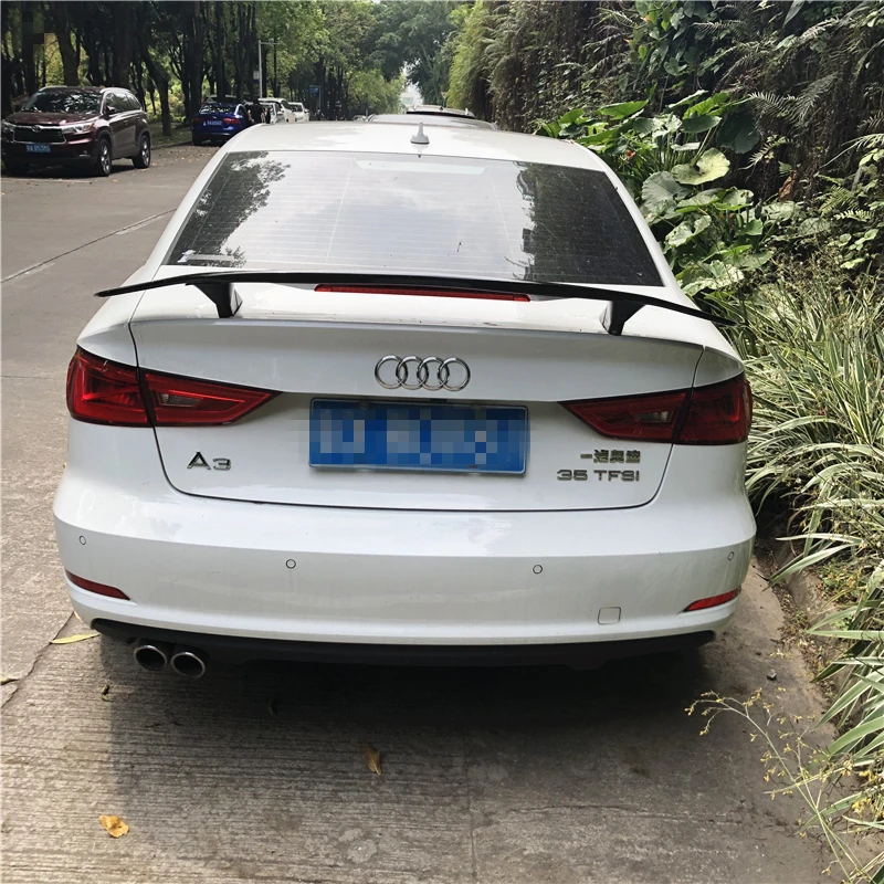 Спойлер для Audi A3 2011 2016 спойлер Автомобильный задний из материала TF и ABS заднее
