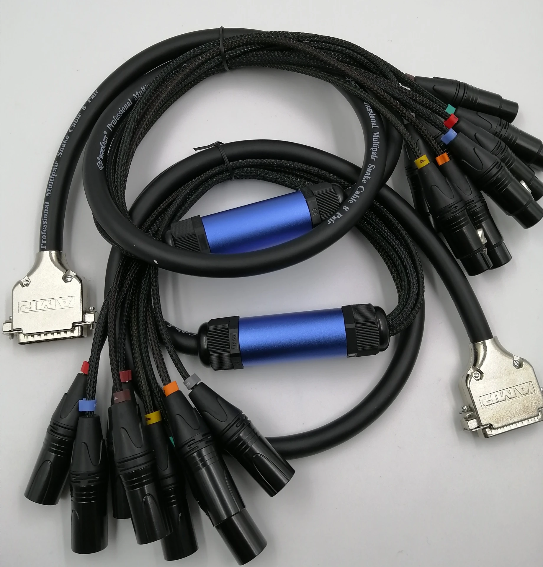 DB25 Male-to-XLR 8 Channel Cinema Audio Decoding Cable Analog Signal |