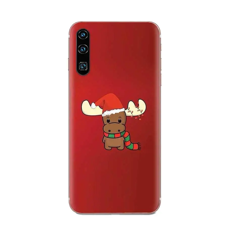 Мягкий чехол с рисунком для Motorola G G2 G3 G4 G5 G6 G7 Plus Xiaomi Redmi Note 8 8A 8T 10 K30 5G Pro Рождеством
