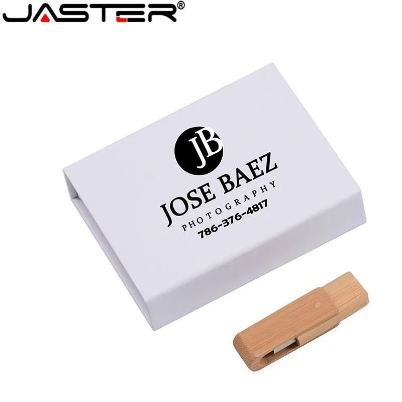 JASTER Natural wooden walnut and carbonized bamboo usb 2.0 memory flash stick pen drive with custom box | Компьютеры и офис