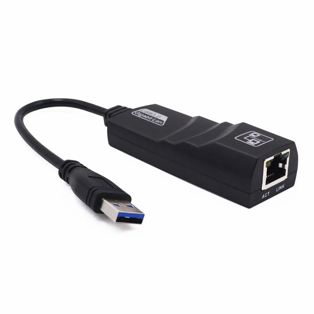 USB Ethernet адаптер Сетевая карта 3 0 к RJ45 Lan гигабитный Интернет для компьютера Macbook ПК