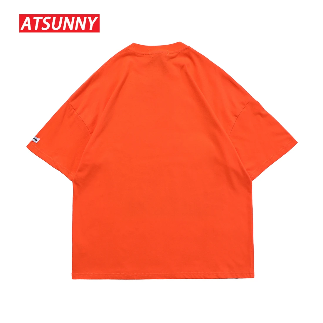 

ATSUNNY Ruffian Boss Short Sleeve HipHop Streetwear Casual Man Summer Fashion Hong Kong Style T-Shirt Tops