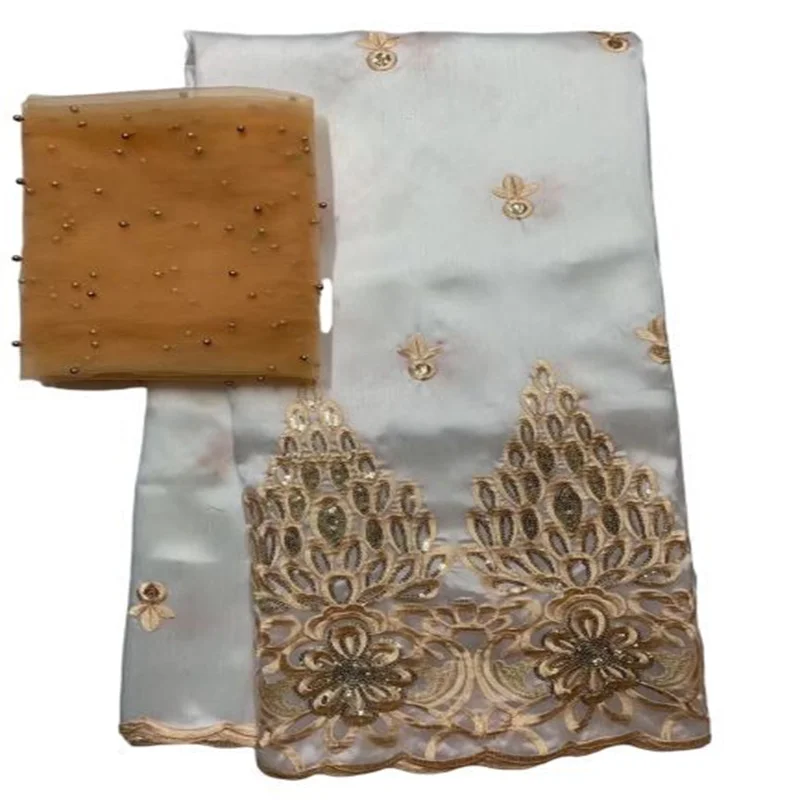 Новейшая африканская атласная кружевная ткань george 2022 красная