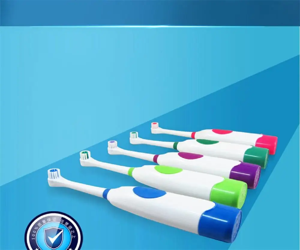 Отбеливание зубов 1 комплект Электрический Зубная щётка с 2 щеточными головками