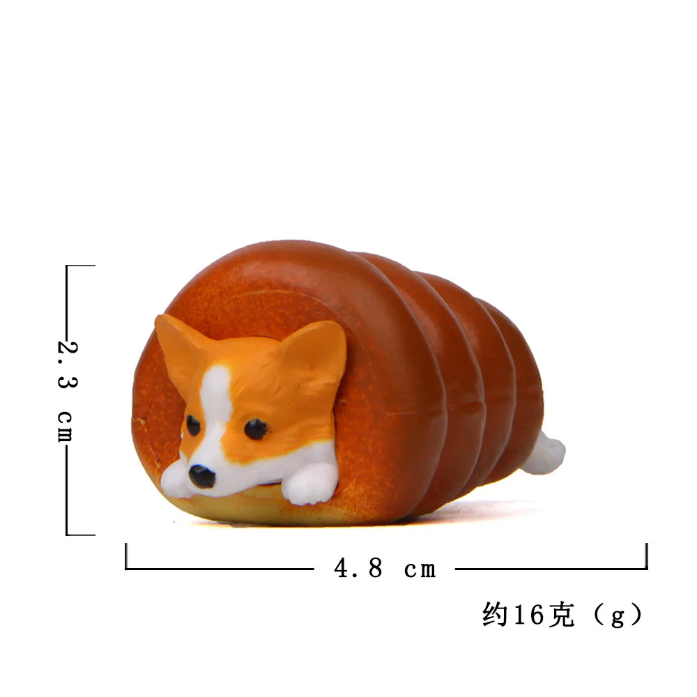 Креативные запеченные пончики для гурманов корги хаски исцеляющая фигурка