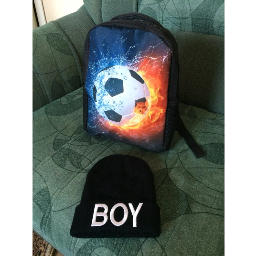 3D Ball Prints Mini Children School Bags For Boys Kindergarten Baby Schoolbag Kids Book Bag Mochilas Infant Rucksack