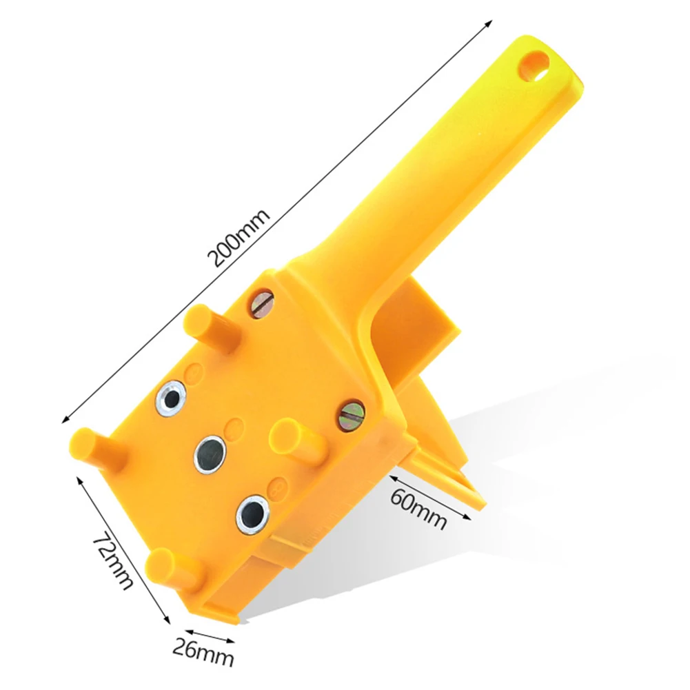 

6-10mm Multi-Use ABS Hand-Held Woodworking Oblique Hole Locator Durable Practical Drill Bits Pocket Hole Jig DIY Carpentry Tools