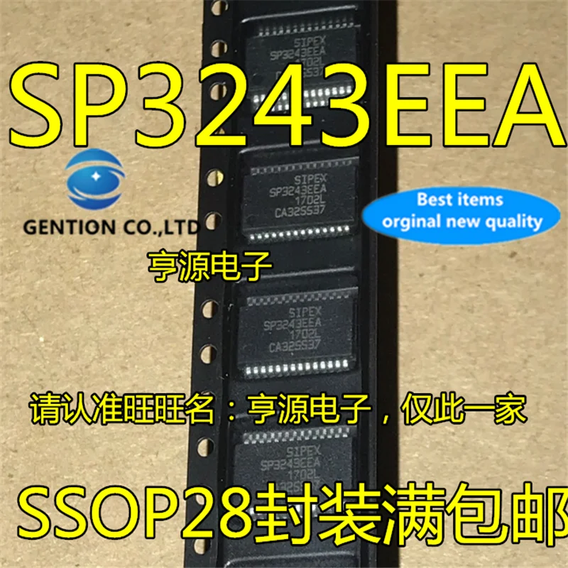 10 шт. SP3243 sp3243eee SSOP28 трансивер chi в наличии 100% новый и оригинальный|Интегральные