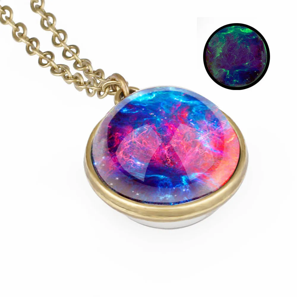 Космической звезды солнечной системы ретро двухстороннее стекло 25 мм с