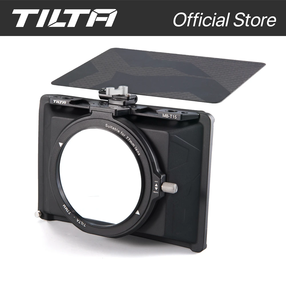 TILTA MB-T15 Mini Matte Box для фотообъектива 55 мм/58 мм/62 мм/67 мм/72 мм/77 мм объектив BMPCC 6K