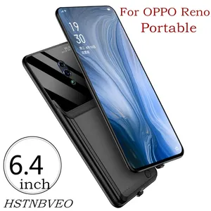 hstnbveo 6000mah battery charger cases for oppo reno battery case power bank cover for oppo reno charging cases free global shipping