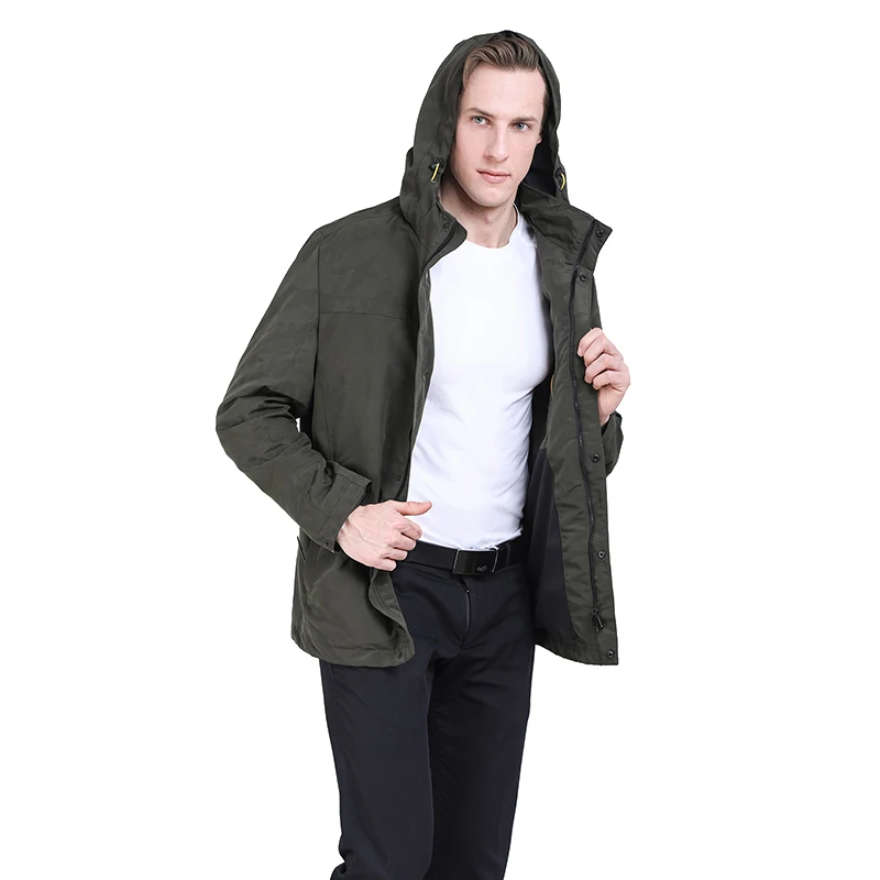 2020 мужские Весенние куртки Повседневное Тренч ветровка Для мужчин s Мужская