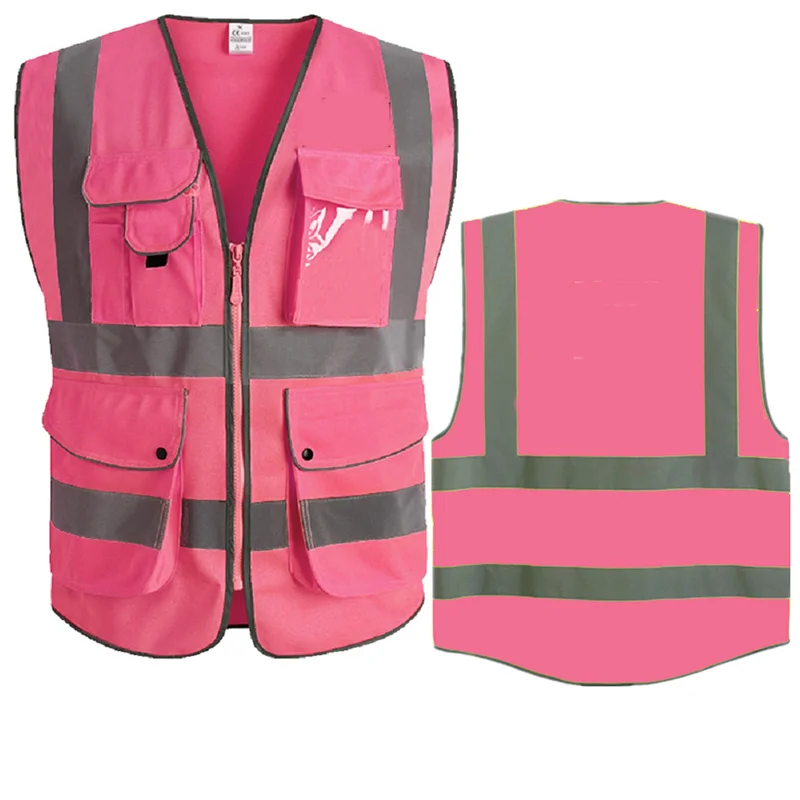 Светоотражающий жилет безопасности повышенной видимости со светоотражающими