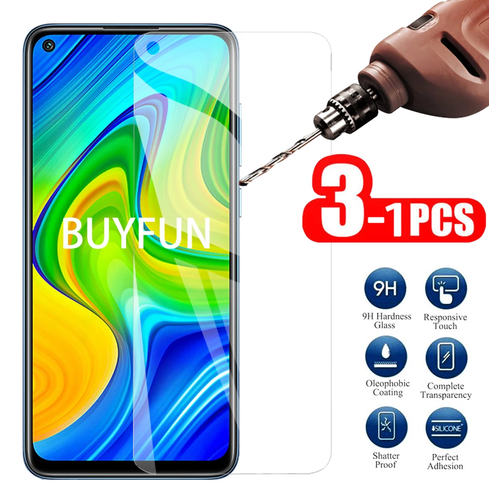 1 3 шт HD Защитное стекло для Xiaomi Redmi Note 9 M2003J15SC/G/S Закаленное защитное