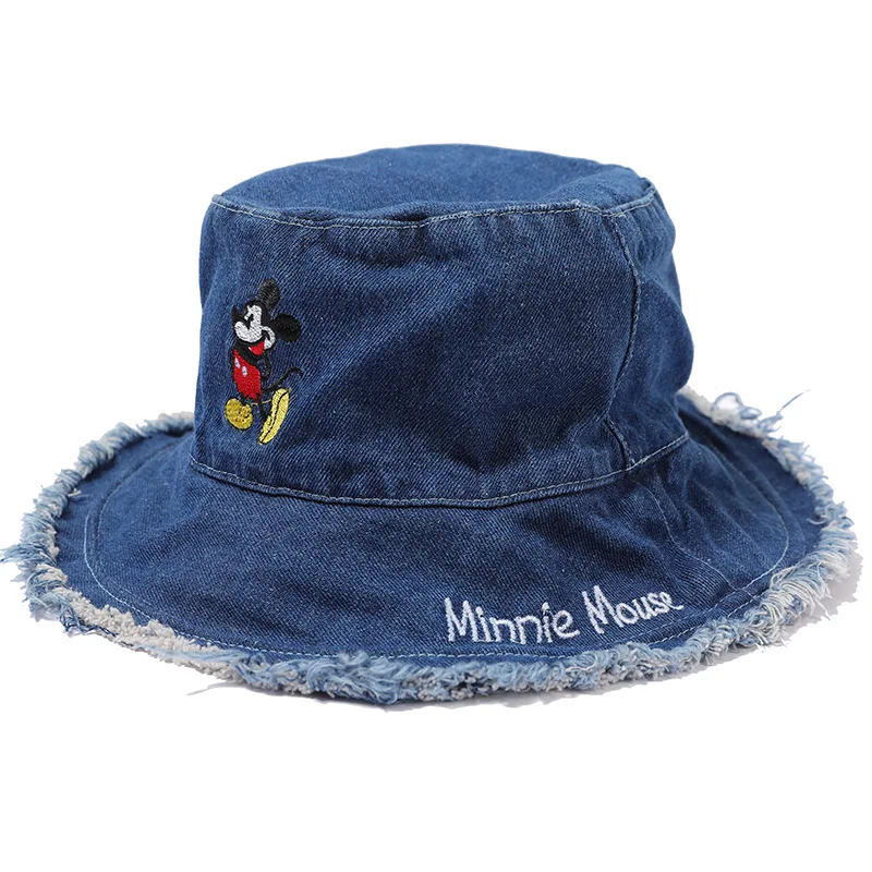 

Net red Japanese cute Mickey cowboy Bucket hat female casual wild fashion Korean version of the tide summer Fisherman hat
