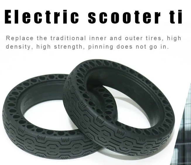 2 tires Демпфирующие твердые шины для Xiaomi M365 M187 скутер скейтборд непневматические шины Анти-взрыв бескамерные твердые шины - Цвет: 2 tires