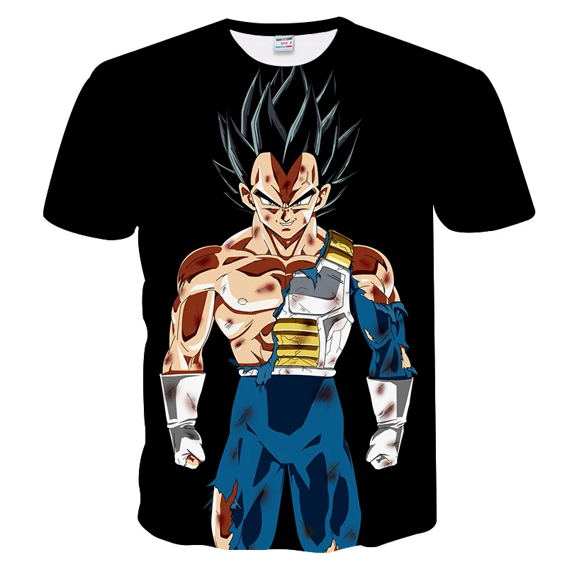 

Dragon ball 2021 new theme top fashion cartoon anime cool Boys and Girls T-shirt male anime 3DT shirt boy street summer clothing
