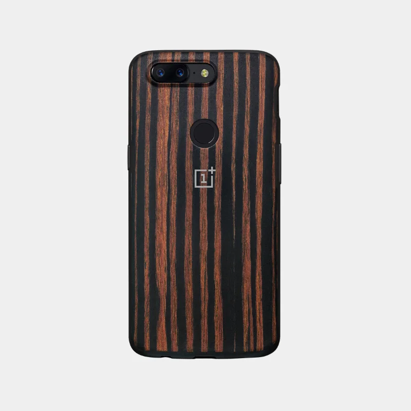 Bumper Ebony Оригинальная упаковка Oneplus 5T чехол песчаник силиконовый Karbon 1+ 5T Задняя Крышка - Цвет: Bumper Ebony