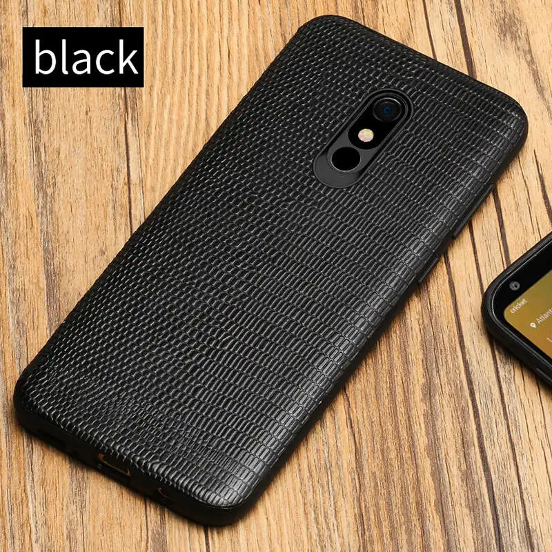 Черный Чехол из натуральной воловьей кожи для телефона LG Stylo 5 Luxury 360 полная защитная задняя крышка для LG V40 K40 G8 ThinQ G8s ThinQ shell - Цвет: Черный