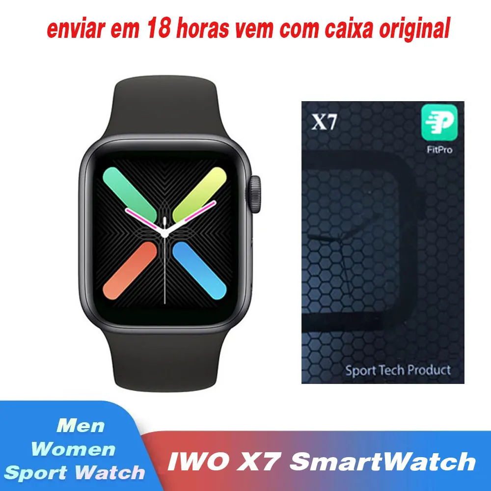 Смарт-часы IWO X7 с Bluetooth пульсометром и тонометром | Электроника