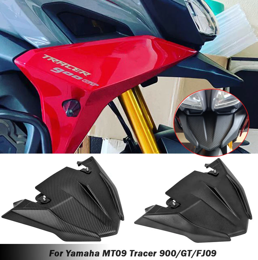 For Yamaha Tracer 900 GT Front Wheel Fender Beak Nose Cone Extension Cover Extender Tracer900 GT Accessories 2018 2019 2020 2021