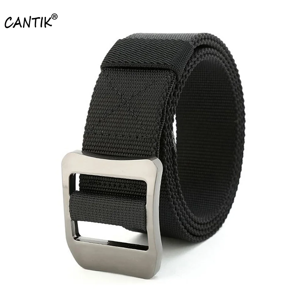 CANTIK 2022 New Arrival All-in-one Tactics Pure Nylon Belt Leisure Styles Alloy Buckle Manufacturer Direct Multi-color CBCA129