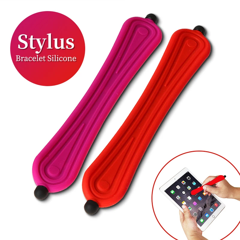 Браслет Силиконовый сенсорный экран ручка для iPhone iPad импортированный стальной