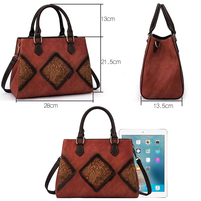 Новинка 2019 натуральная кожа ручная работа сумка на плечо женские сумки через