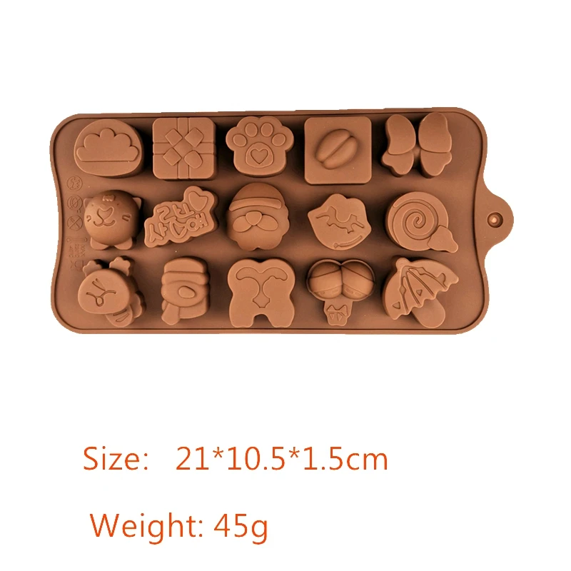 DIY силиконовые формы для шоколада 3D форма выпечки пирожных с шоколадной начинкой