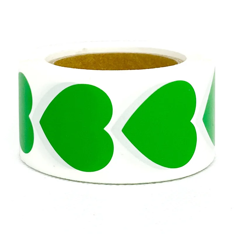 500 шт./рулон любящее сердце круглые Стикеры Скрапбукинг посылка подарочная