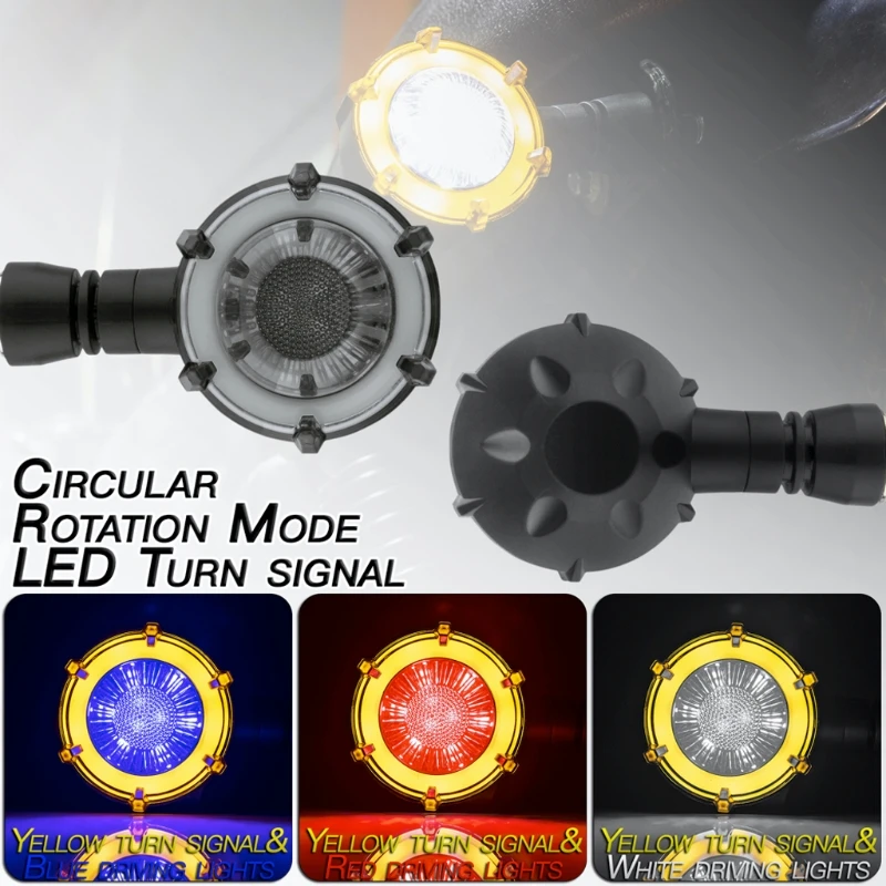 

2pcs Motorcycle Turn signals Motorcycle LED DRL Motorbike Led Indicator Daytime Running Light Flowing Brake Strobe