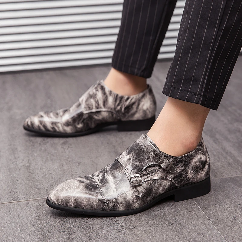 Новинка 2019 Роскошные Мужские модельные туфли деловые офисные повседневная обувь