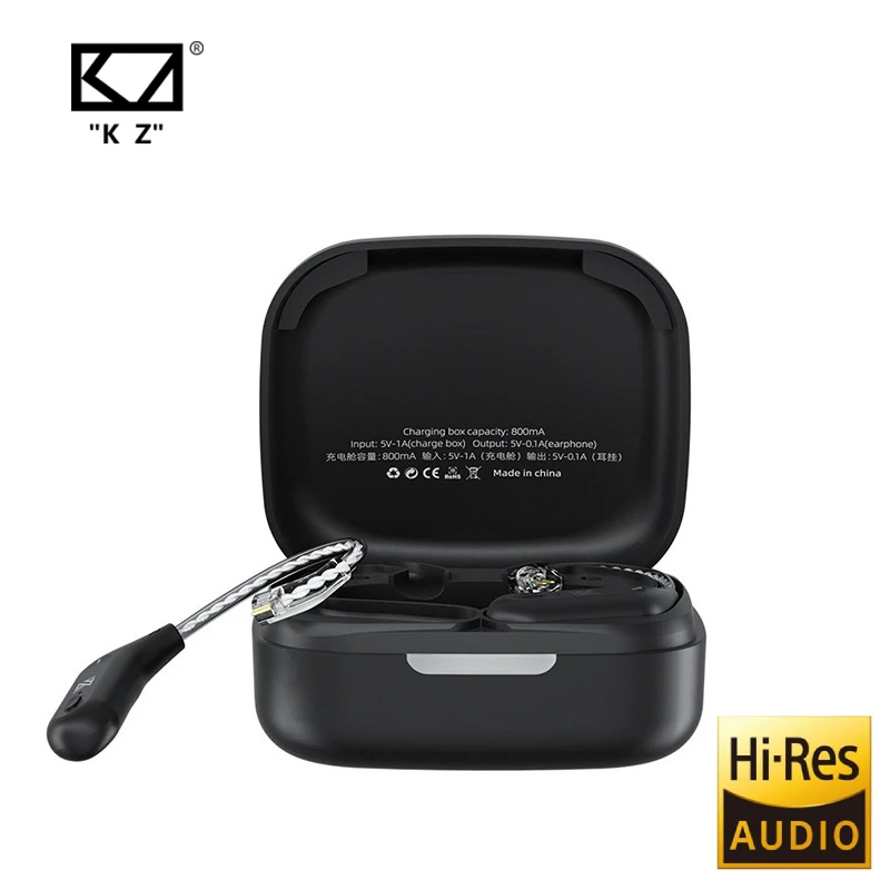 

KZ AZ09 Upgrade Wireless Ear Hook Bluetooth-compatible 5.2 Wireless Earphone With Charging Case For KZ fone EDX ZS10 ZSN Pro ZSX