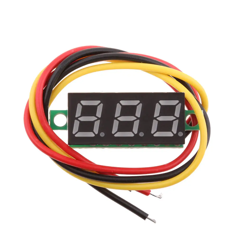 

DC 0-100V LED Digital Display Voltmeter Motorcycle Meter Gauge